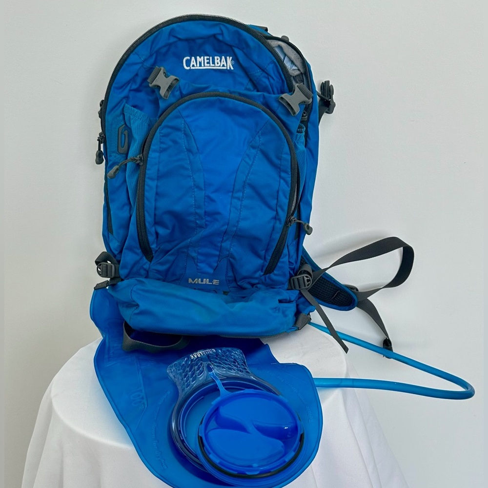 CamelBak M.U.L.E. Blue Hydration Backpack